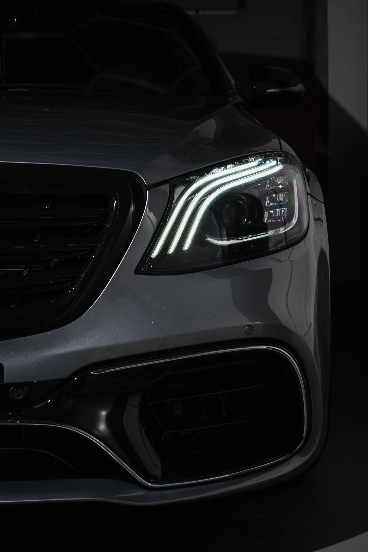 Mercedes-AMG LED-Scheinwerfer Nahaufnahme